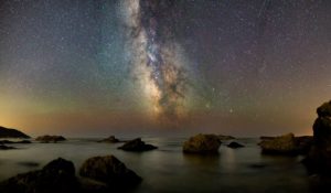 Starlit Nightsky Om Meditation